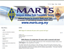 Tablet Screenshot of marts.org.my